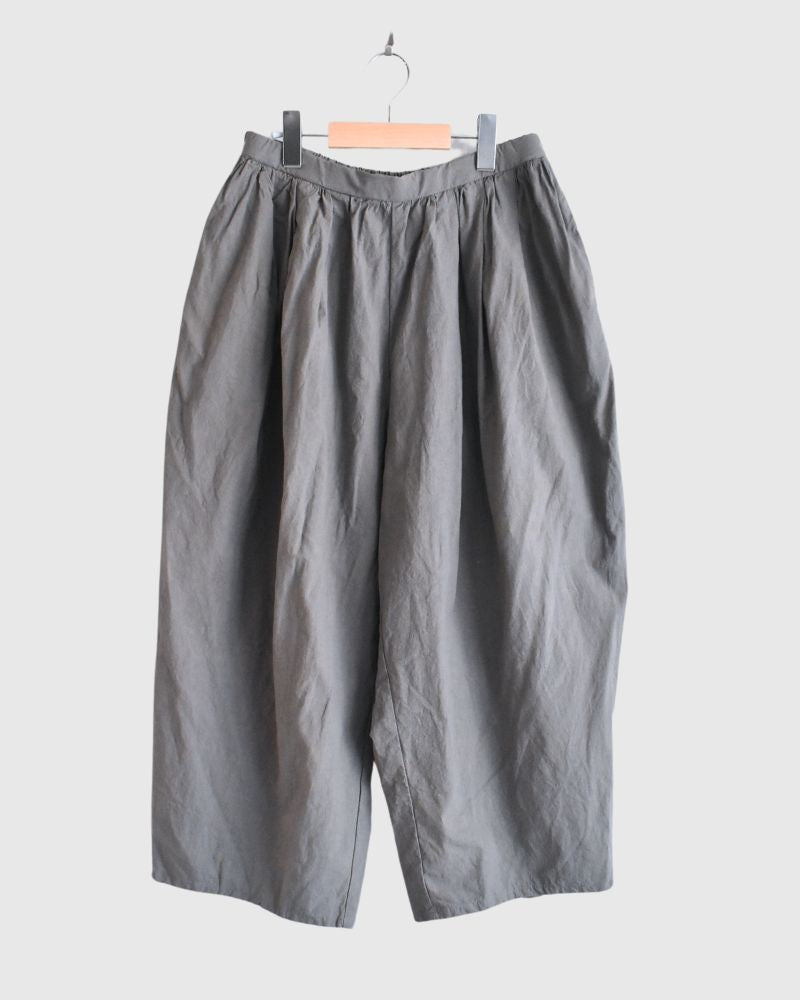 カミーユ キャンバス タックパンツ Gray