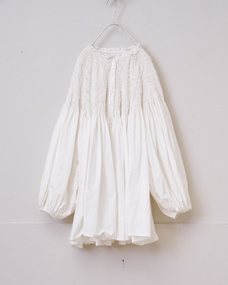 【予約】MS/F RS009 サーキュラーピンタックシャツ（9月末 - 10月初旬）