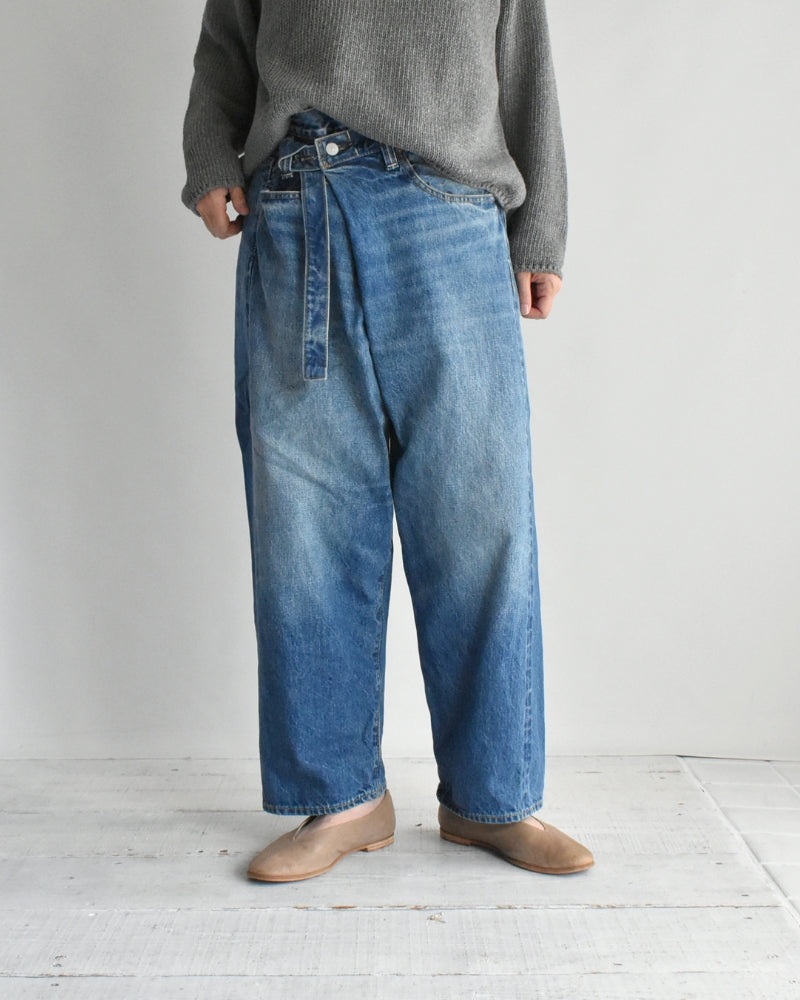 セルビッチデニムアシタックパンツ VintageBlue