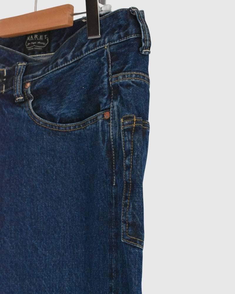 セルビッチデニムアシタックパンツ Blue