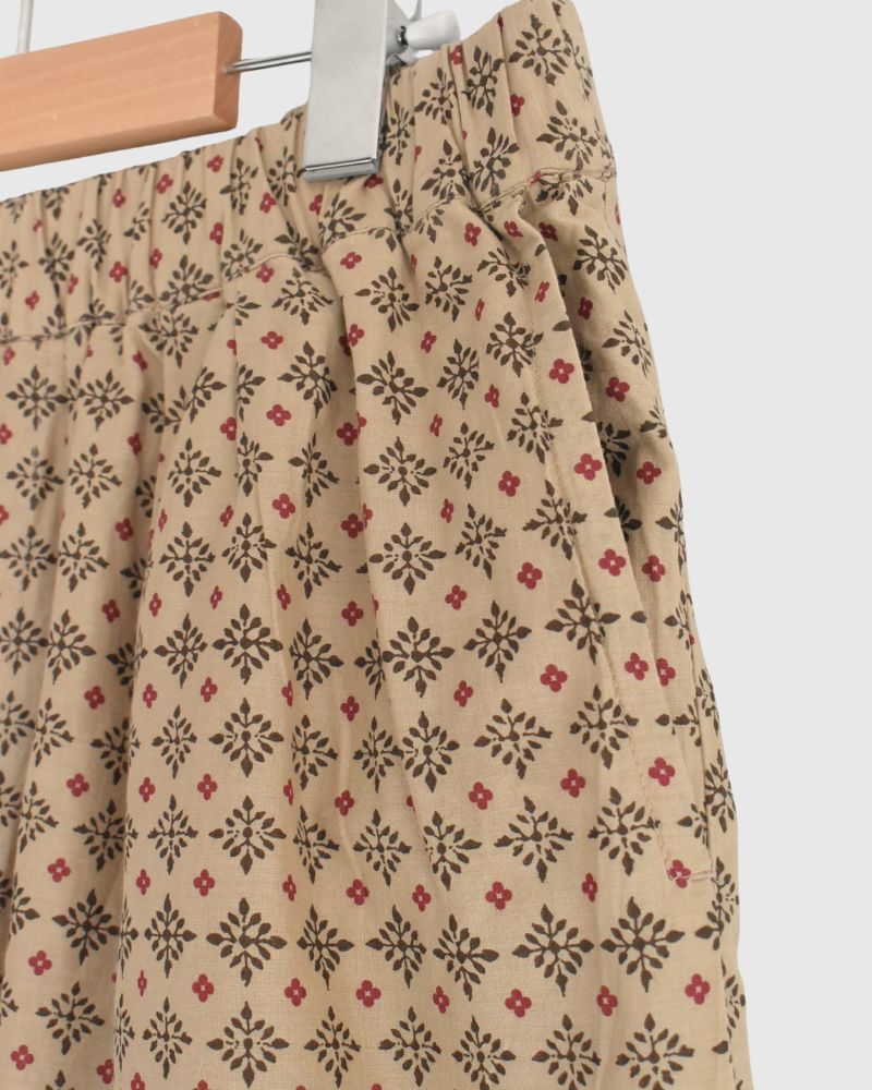 2TUCK TAPERED EASY PANTS Beige