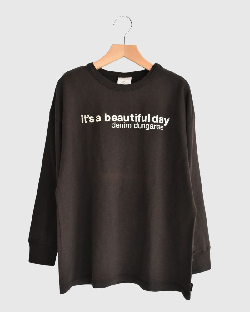 【sale】天竺 GRAMICCI HELLO Tシャツ Black　150cm,01,02