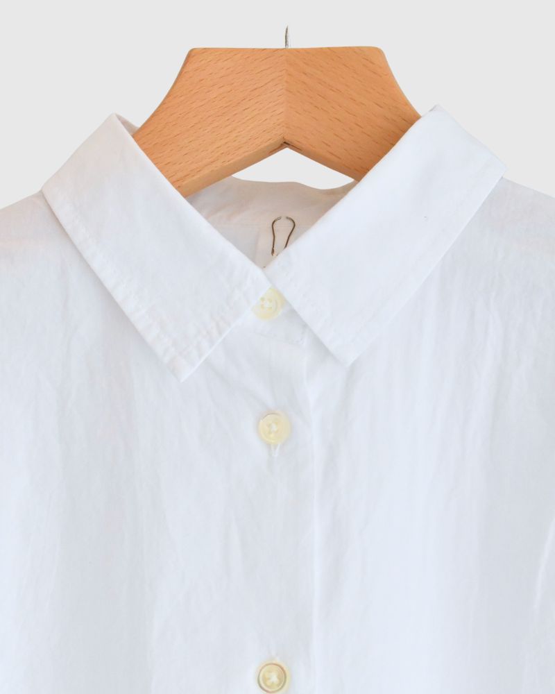 タックコクーンシャツ White