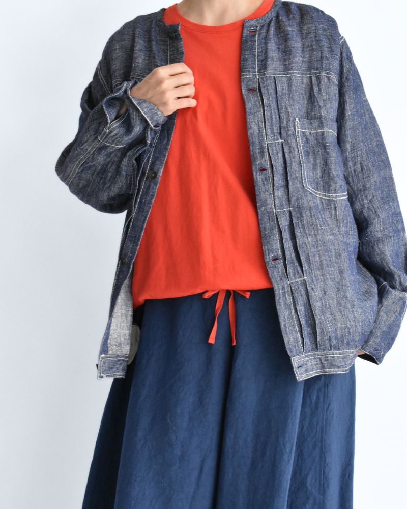 ノースリーブ ドロストTシャツ Orange