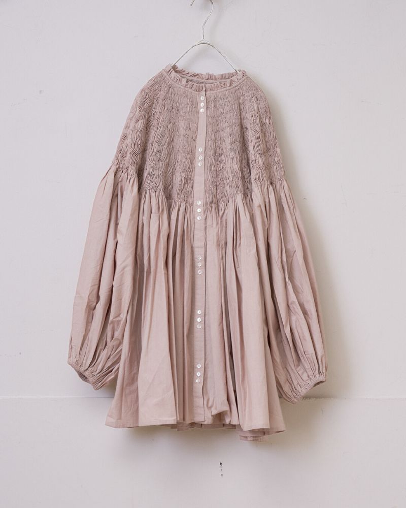 【予約】MS/F RS009 サーキュラーピンタックシャツ（9月末 - 10月初旬）