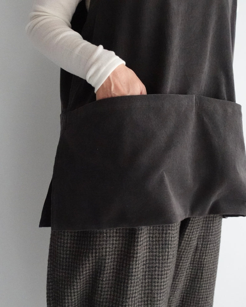 ワークプルベスト（コーデュロイ） Brown