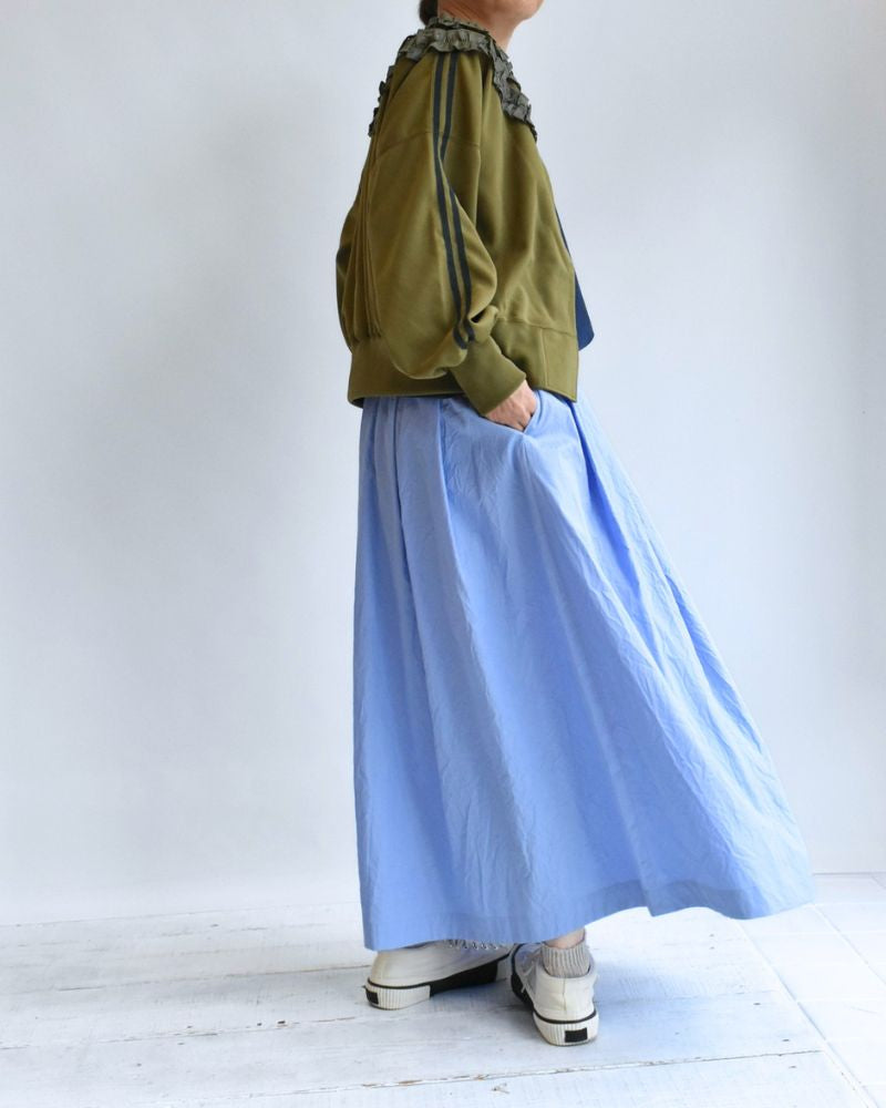 トラックフリルカーデ Khaki