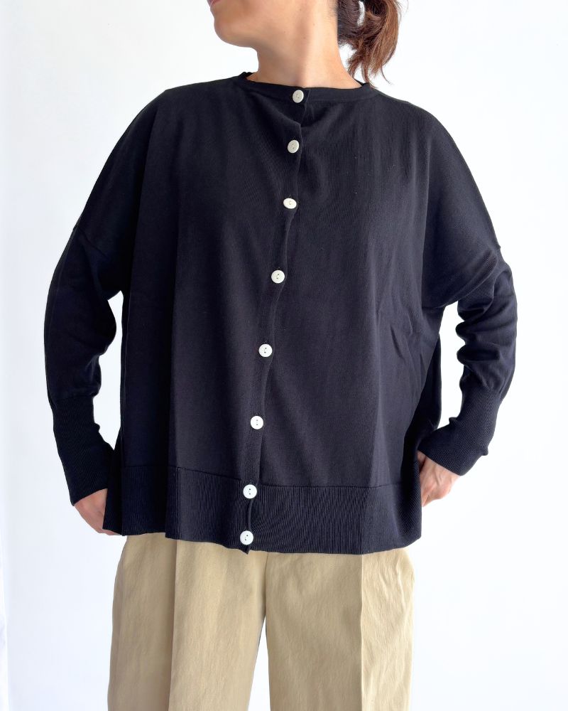 5COL 2WAY カーディガン Black