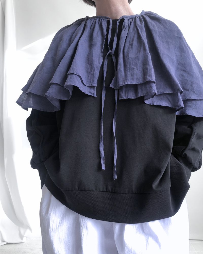 【予約】MS/F G1185 ダブルカラーピエロブラウス（6月初旬 - 6月中旬）