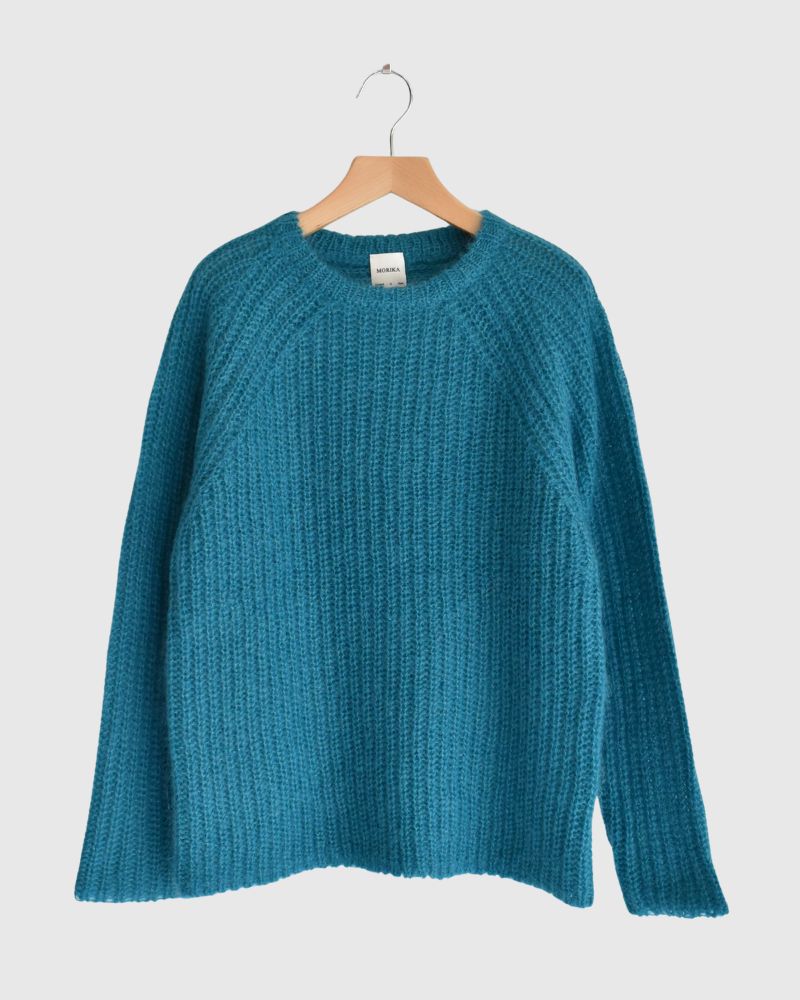 モヘアプルオーバー Turquoise