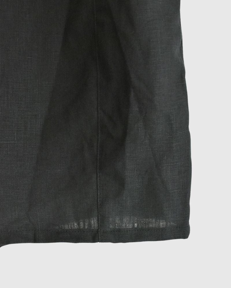 リネン オバールパンツ Black