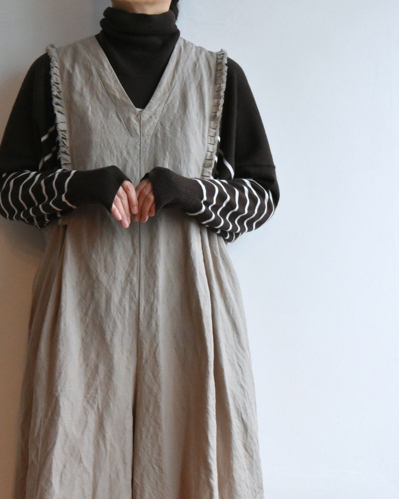 【予約】 F/W LA 522 バスクボーダーディメンションタートルニット（10月初旬 - 10月中旬）