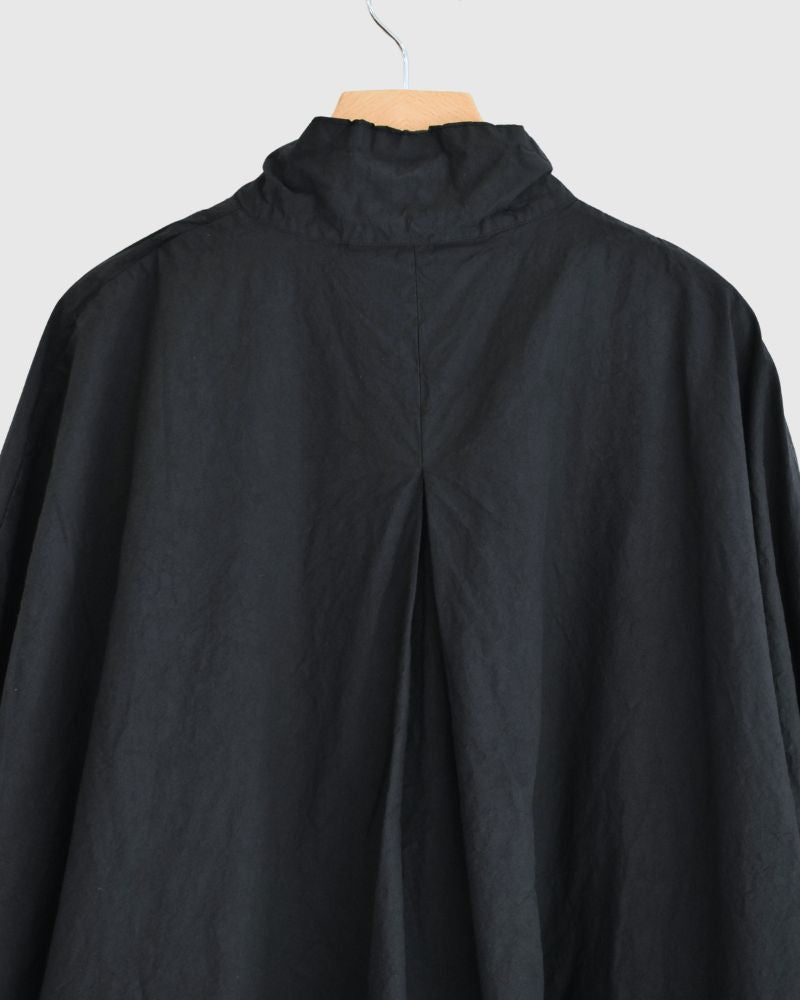 コットンワイドシルエットワンピース NavyBlack