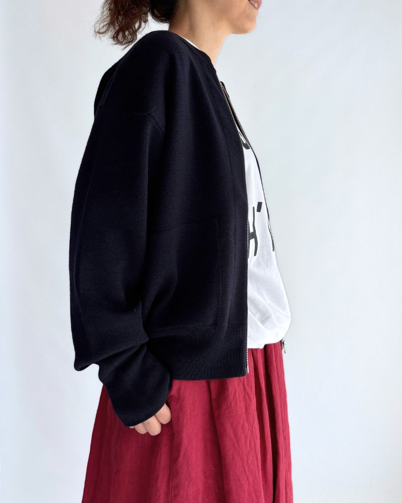 メリノジップライナージャケット Navy