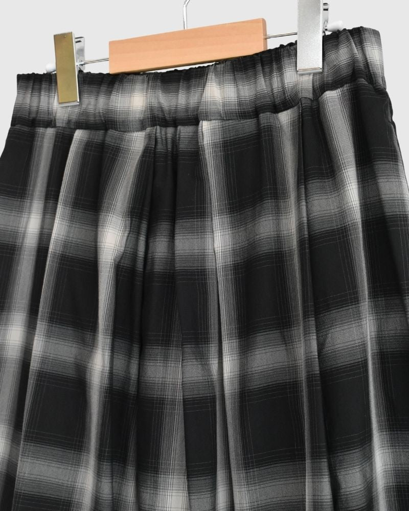 DOLLY-W タックスカート GrayCheck