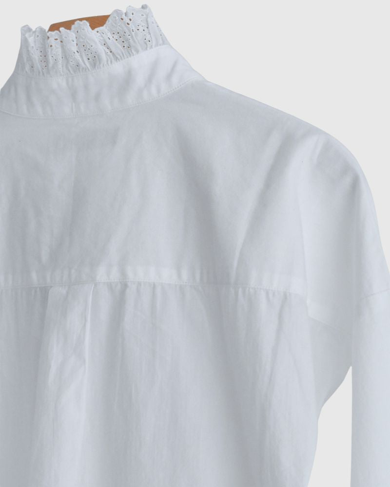 ヴィンテージレースブラウス White