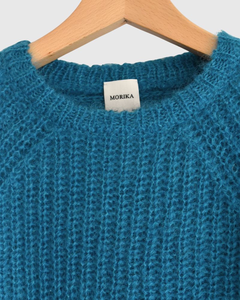 モヘアプルオーバー Turquoise