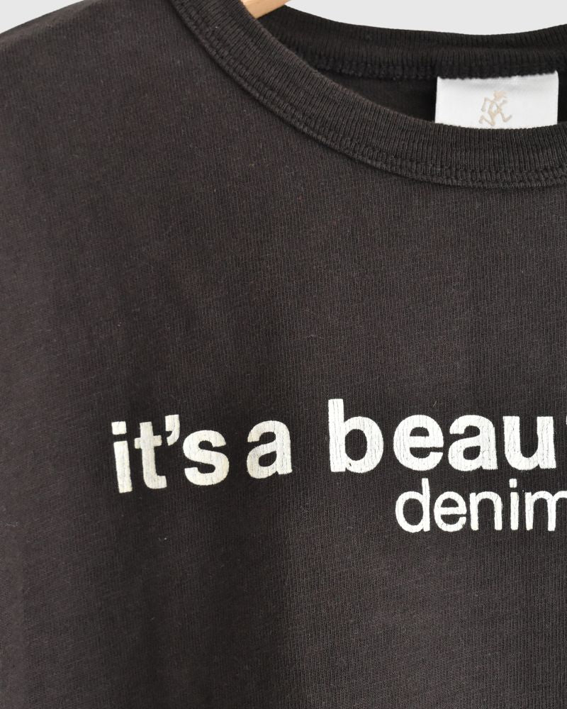 【sale】天竺 GRAMICCI HELLO Tシャツ Black　150cm,01,02