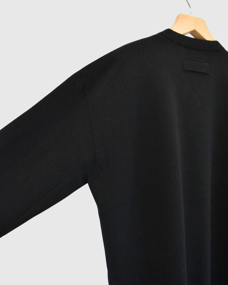 GINNY Vネックニットプルオーバー Black