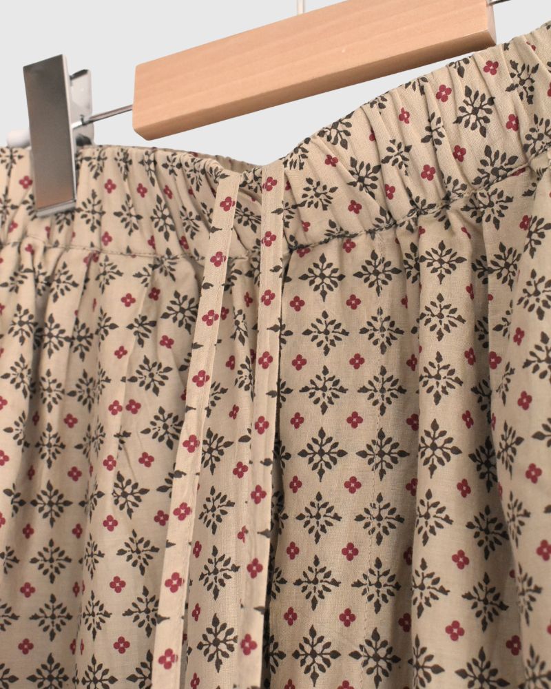 2TUCK TAPERED EASY PANTS Beige