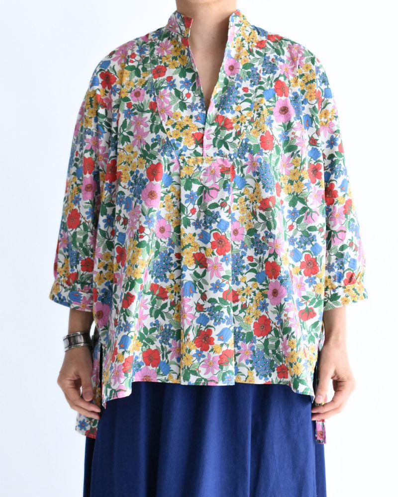 スキッパーシャツ（LIBERTY） ClarabellPink