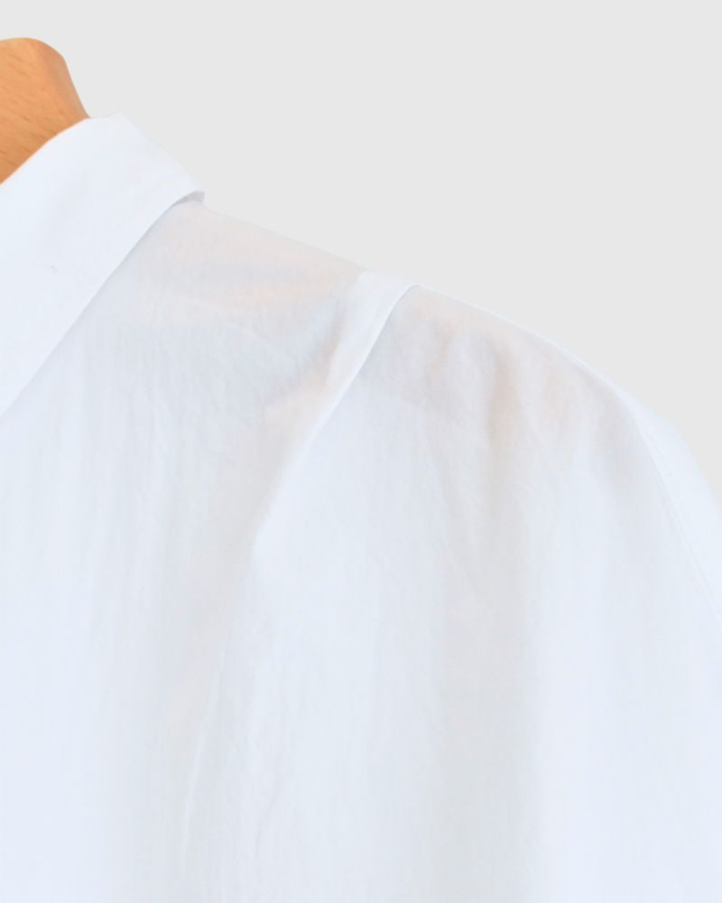 タックコクーンシャツ White