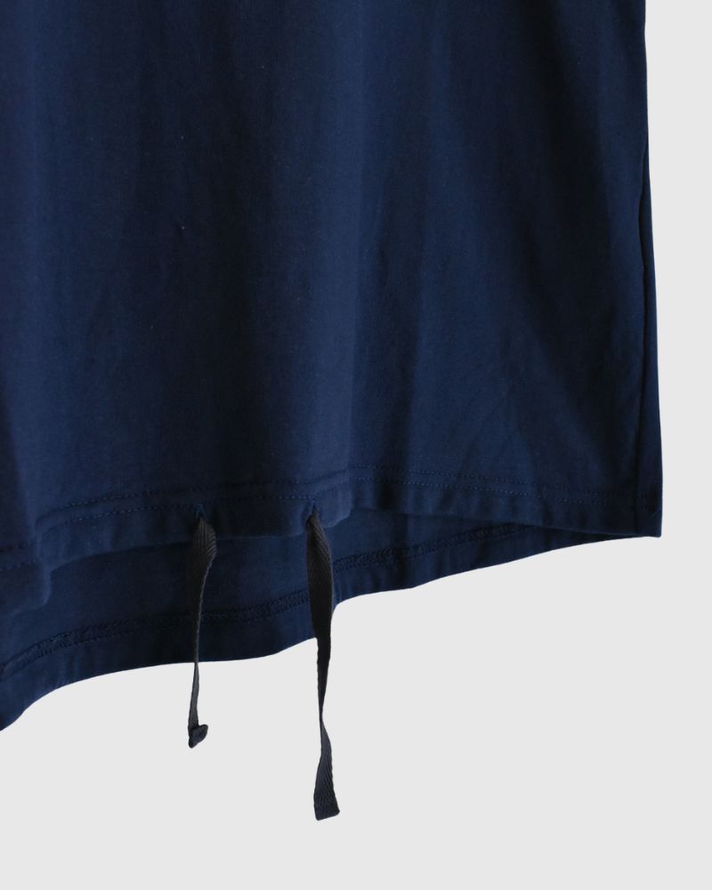 ノースリーブ ドロストTシャツ Navy