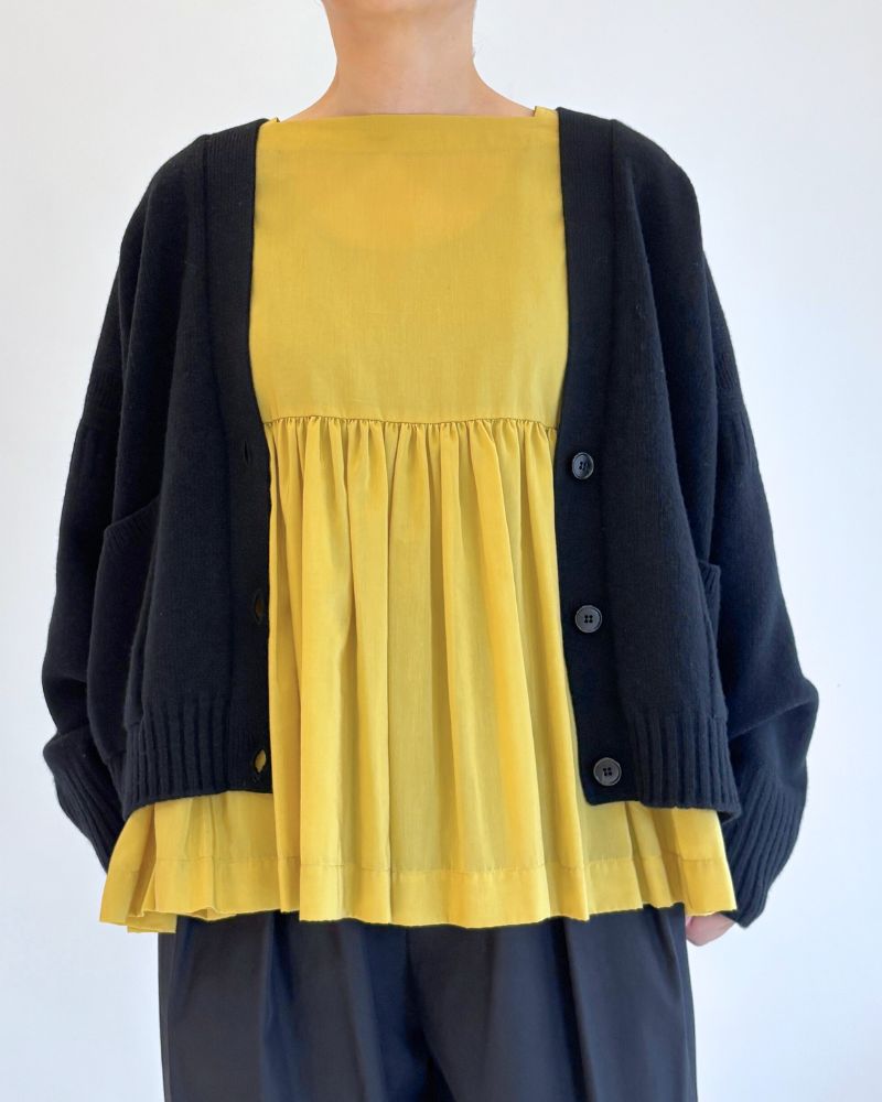 JANE Vネックカーディガン Black