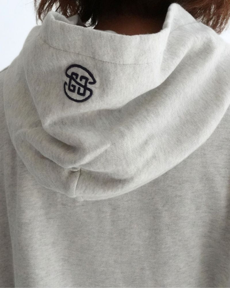 ウラケ GRVYCLRS アップリケ パーカー (MENS) Gray
