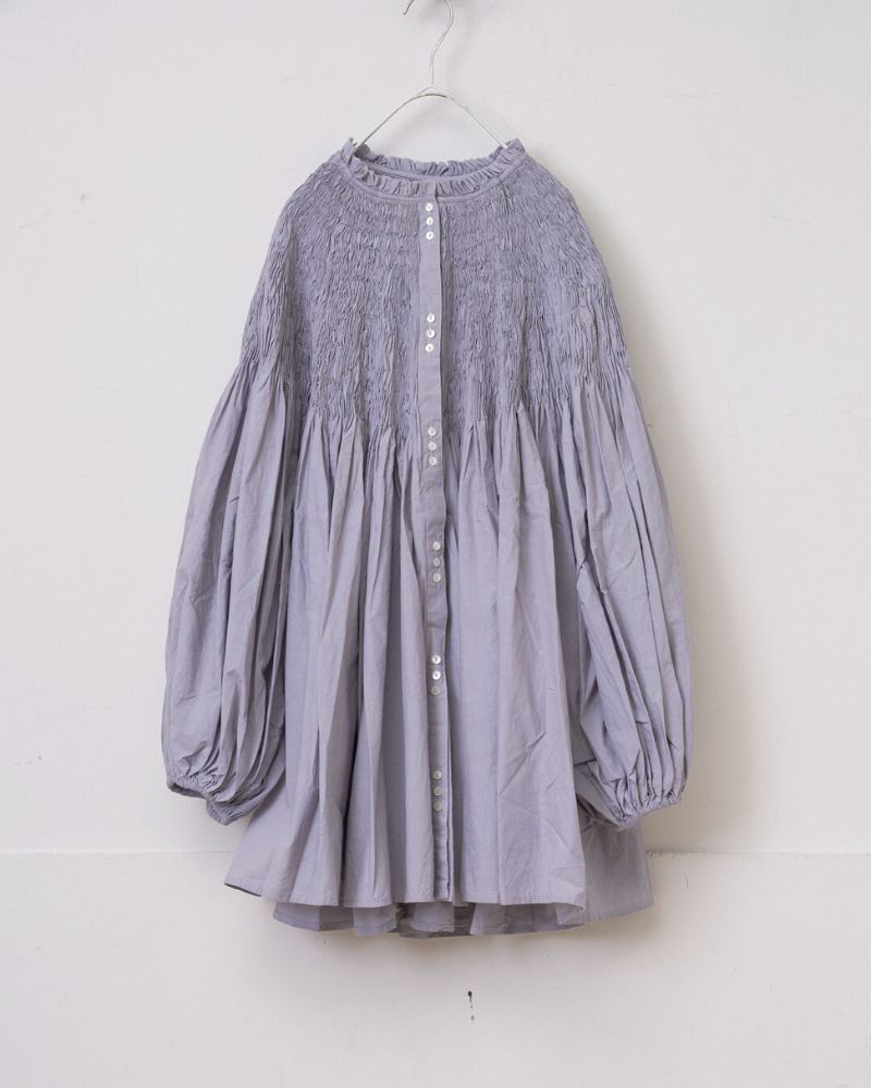 【予約】MS/F RS009 サーキュラーピンタックシャツ（9月末 - 10月初旬）