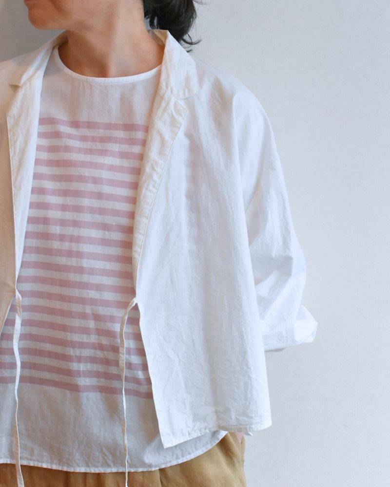 【予約】MS/F G1182 ラペルブラウス（5月末 - 6月初旬）