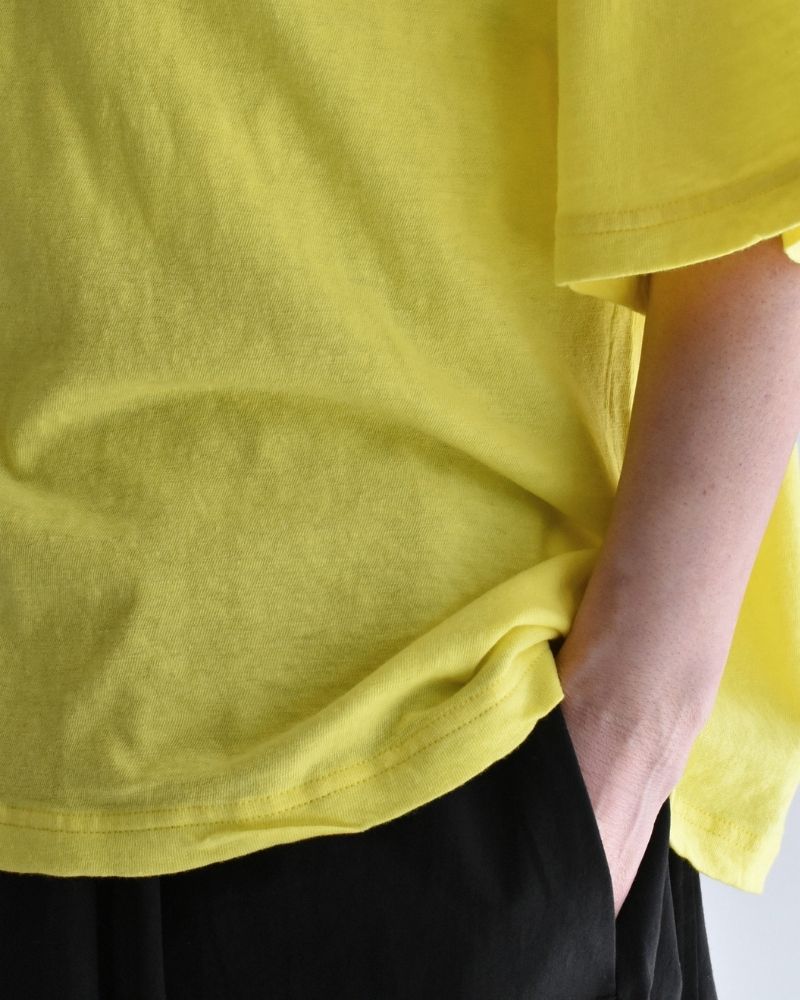 ワイドTシャツ Yellow
