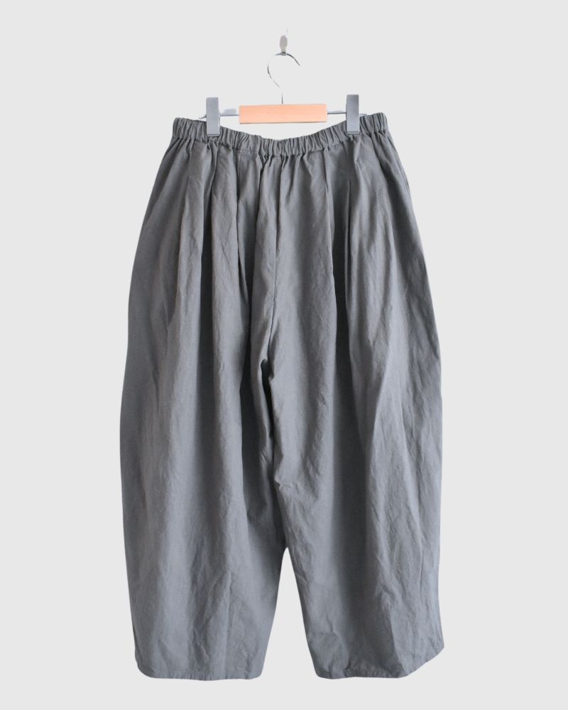 カミーユ キャンバス タックパンツ Gray