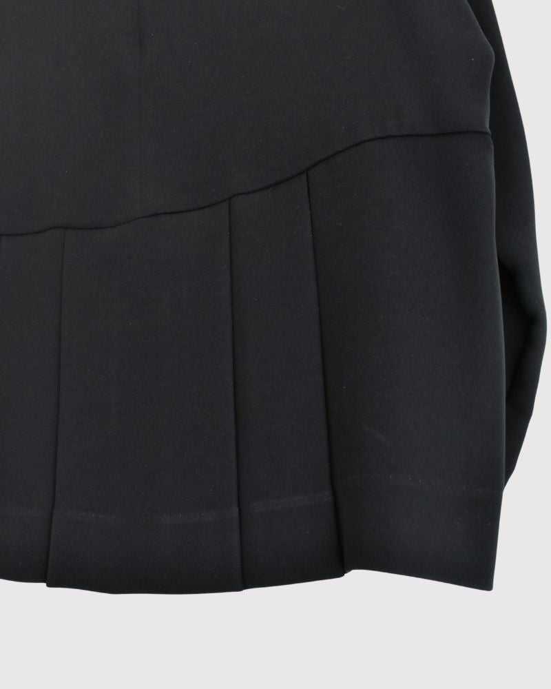 プリーツプルオーバー Black