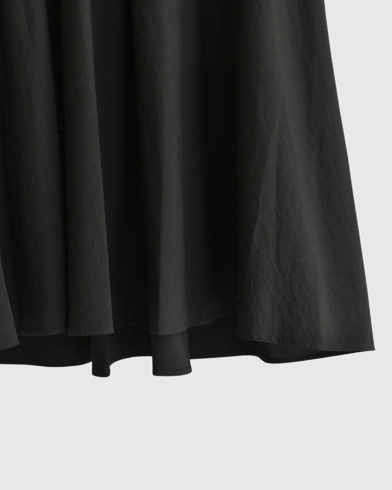 スキッパーフレアドレス Black