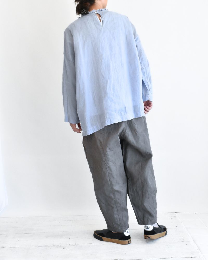 タイニーフリルブラウス Blue