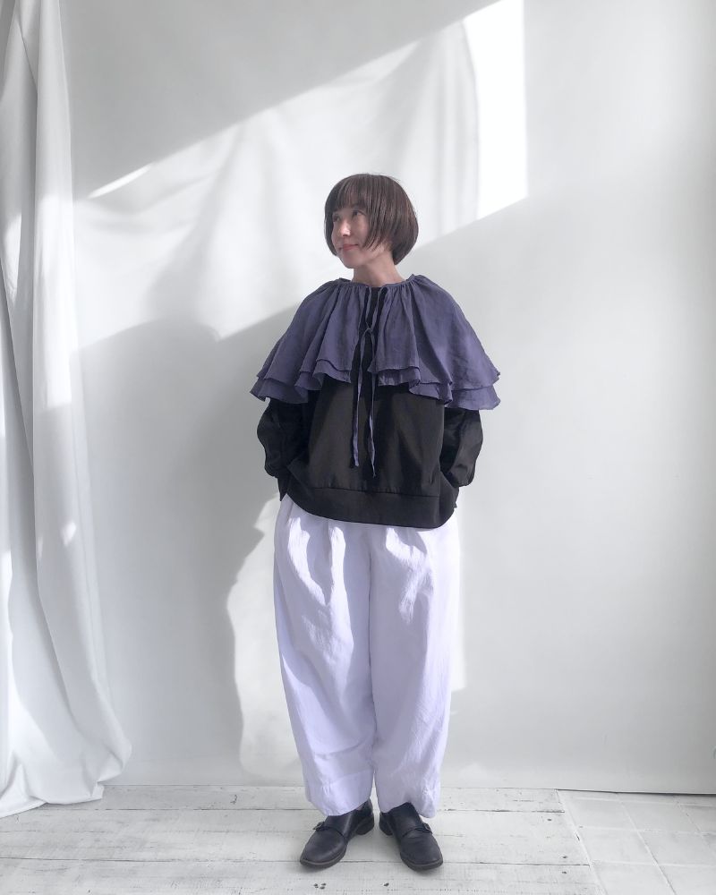 【予約】MS/F G1192 カディコットン タックウフパンツ（6月中旬 - 6月末）