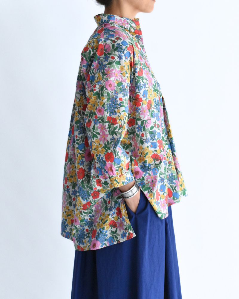 スキッパーシャツ（LIBERTY） ClarabellPink
