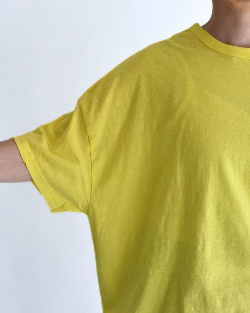 ワイドTシャツ Yellow
