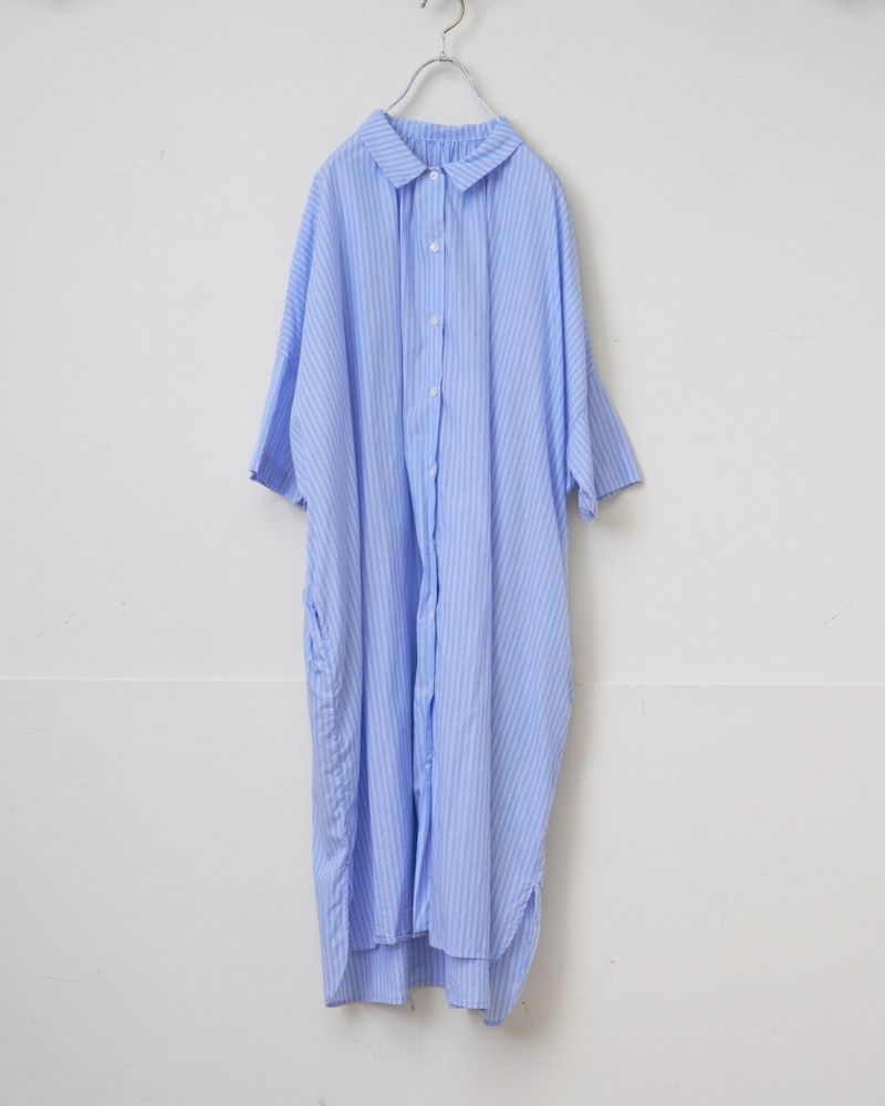 【予約】MS/F LA484 ストライプグランマシャツワンピース（6月中旬 - 6月末）