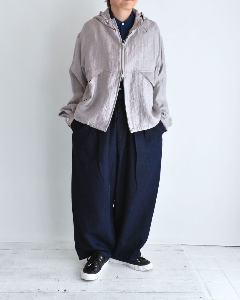 シャイニー フーディブルゾン LightPurple