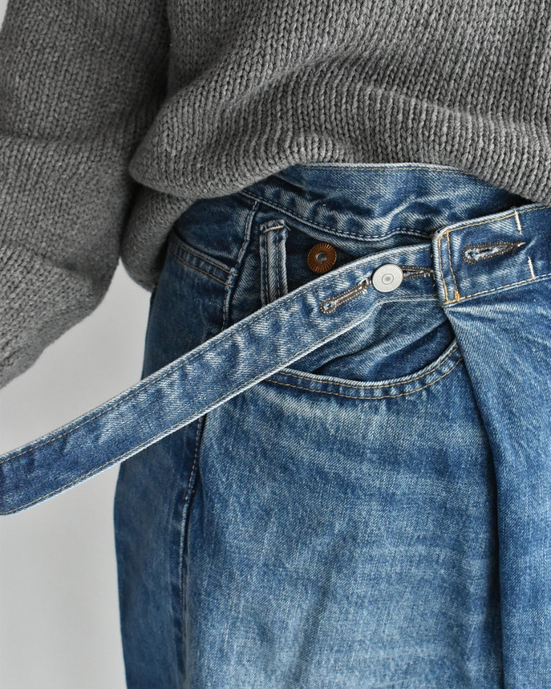 セルビッチデニムアシタックパンツ VintageBlue