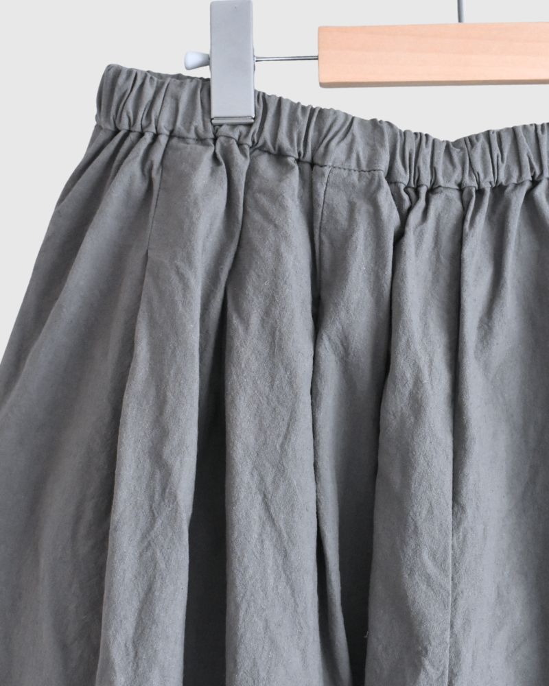 カミーユ キャンバス タックパンツ Gray