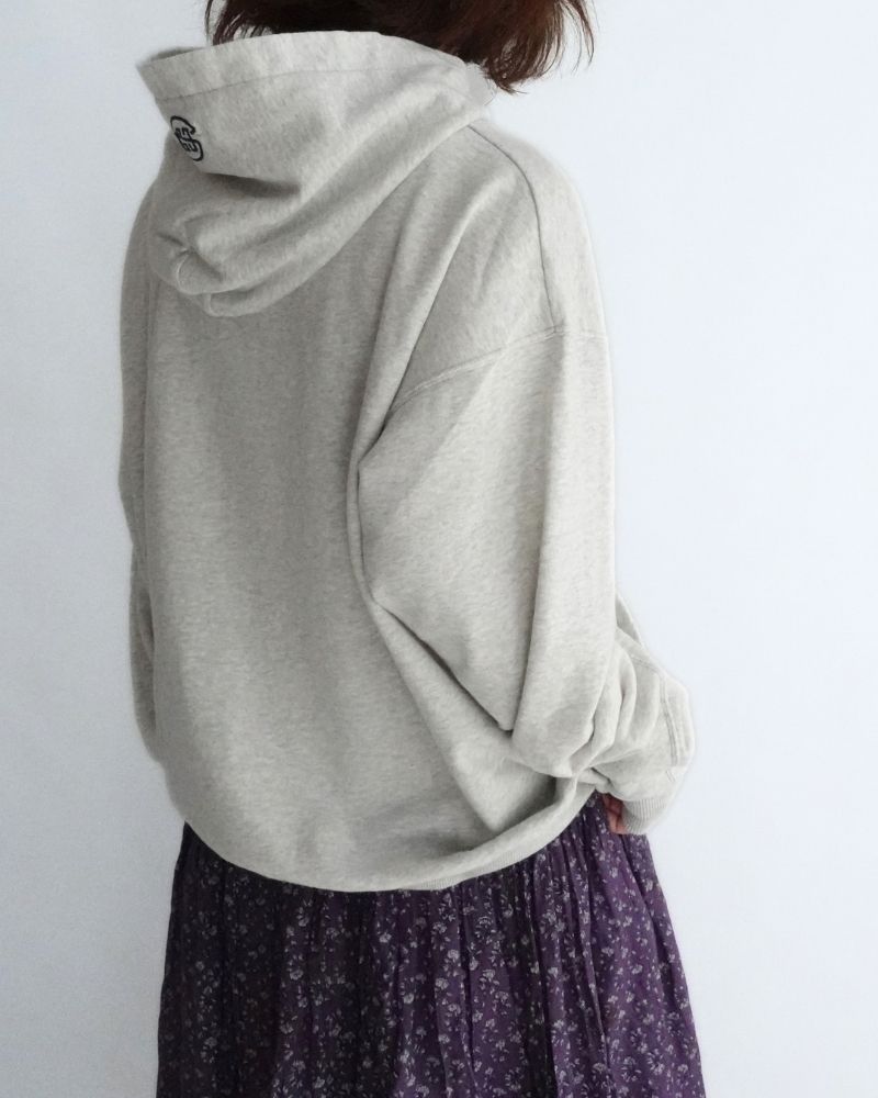 ウラケ GRVYCLRS アップリケ パーカー (MENS) Gray