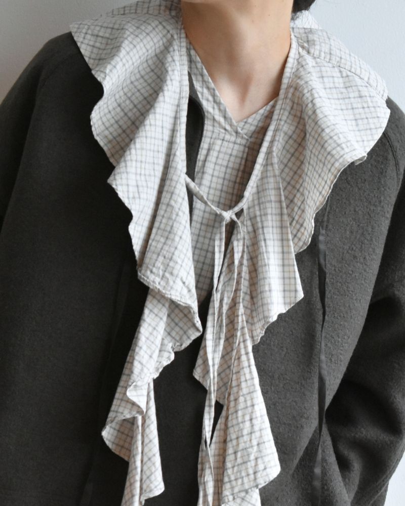 【予約】 F/W RS 011 2Wayフリルカラーブラウス（9月初旬 - 9月中旬）