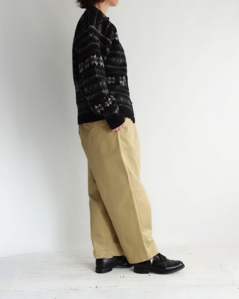 WEST POINT 2TUCK TAPERED EASY PANTS Beige
