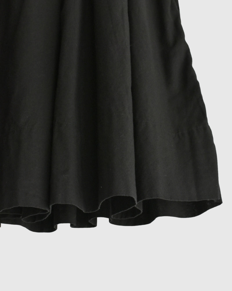 シャーリングスカート Black