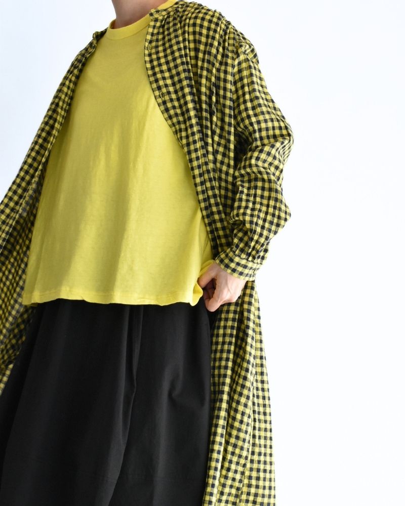 ワイドTシャツ Yellow
