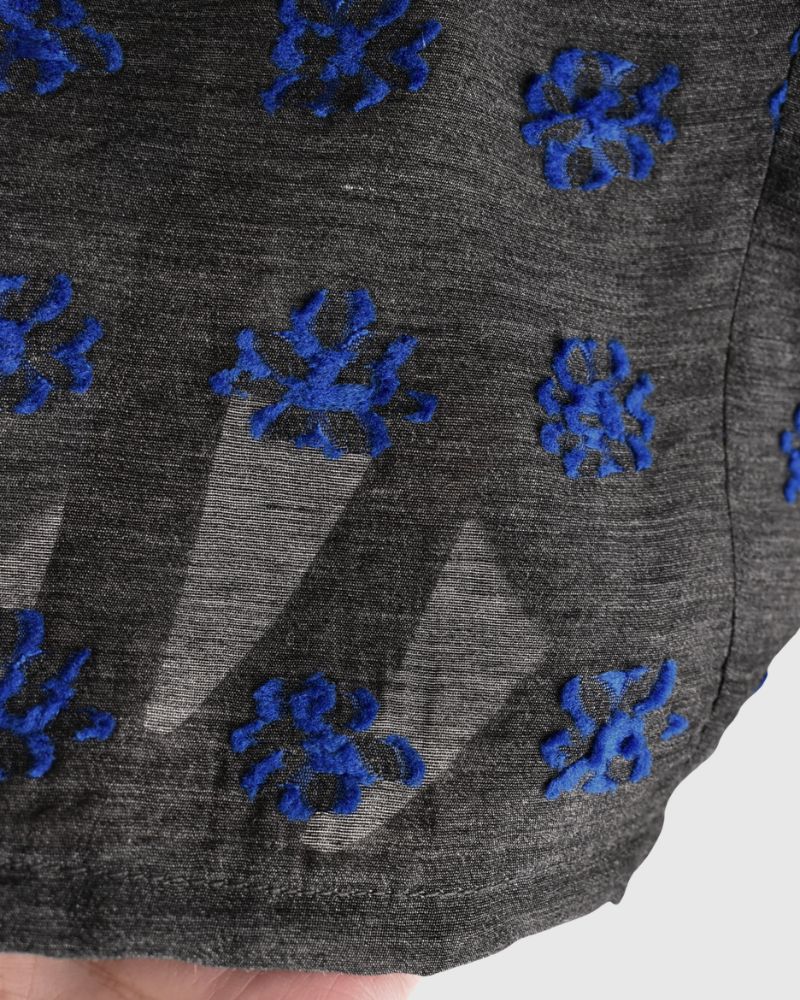 ジャガード ワイドパンツ Charcoal