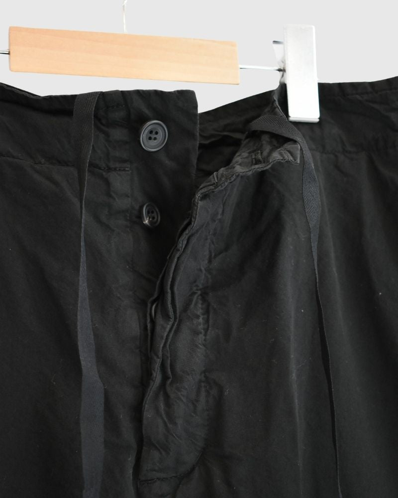 ガーメントダイパンツ Black